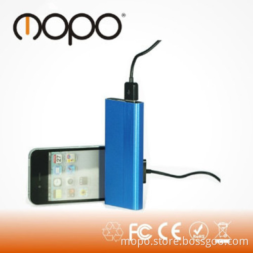 Slim fast charger with CE FCC RoHS Capa 4000mAh